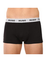 HUGO Sada troch - pánske boxerky HUGO čierne