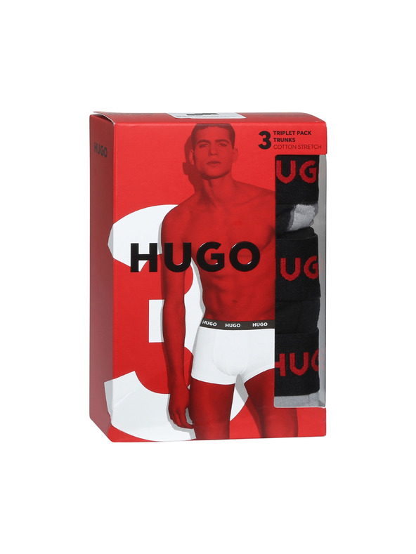 HUGO Sada troch - pánske boxerky HUGO viacfarebné
