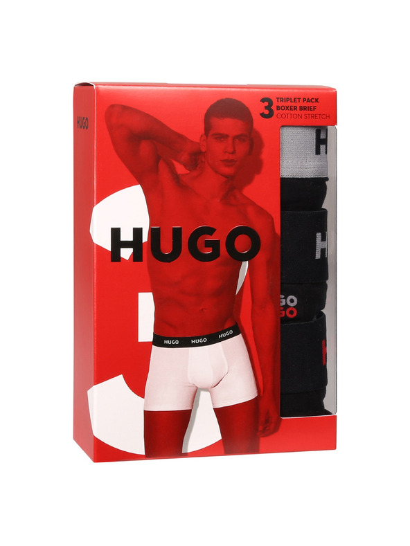 HUGO Sada troch - pánske boxerky HUGO viacfarebné