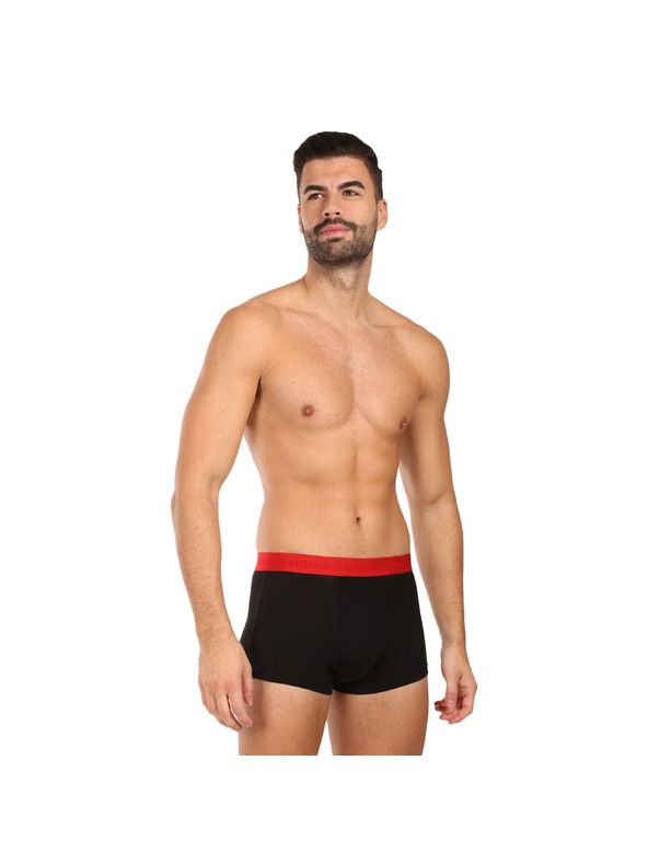 HUGO Sada troch - pánske boxerky HUGO čierne