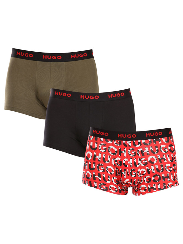 HUGO Sada troch - pánske boxerky HUGO viacfarebné