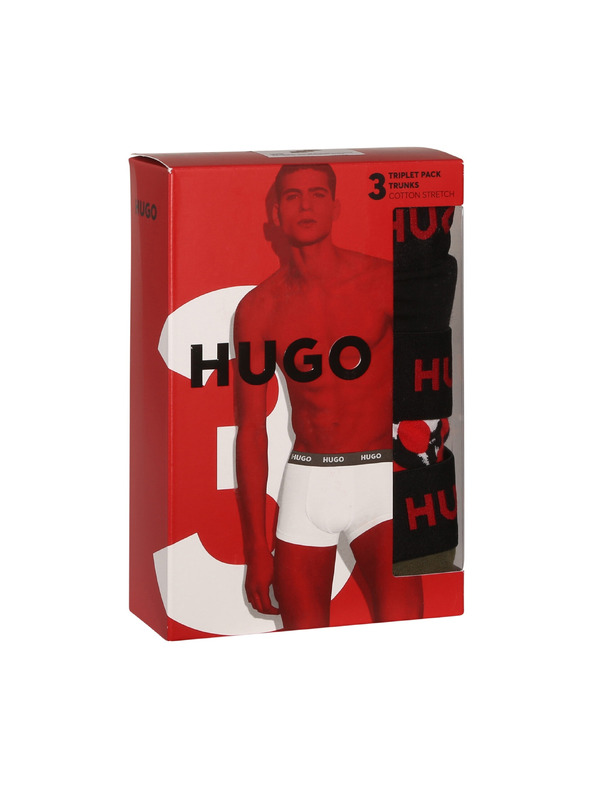 HUGO Sada troch - pánske boxerky HUGO viacfarebné