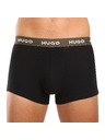 HUGO Sada troch - pánske boxerky HUGO čierne