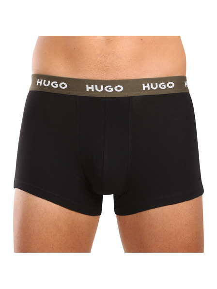HUGO Sada troch - pánske boxerky HUGO čierne
