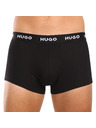 HUGO Sada troch - pánske boxerky HUGO čierne
