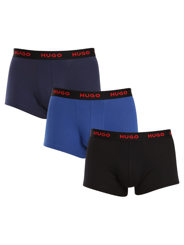 HUGO Sada troch - pánske boxerky HUGO viacfarebné
