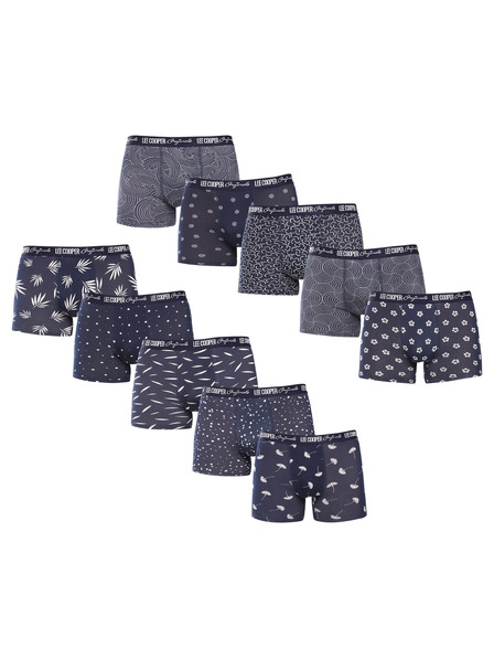 Lee Cooper Sada desiatich - pánske boxerky Lee Cooper viacfarebné