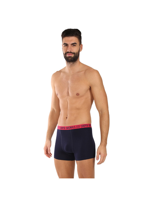 Lee Cooper Sada siedmich - pánske boxerky Lee Cooper tmavo modré