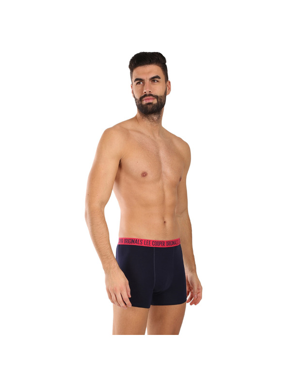 Lee Cooper Sada siedmich - pánske boxerky Lee Cooper tmavo modré