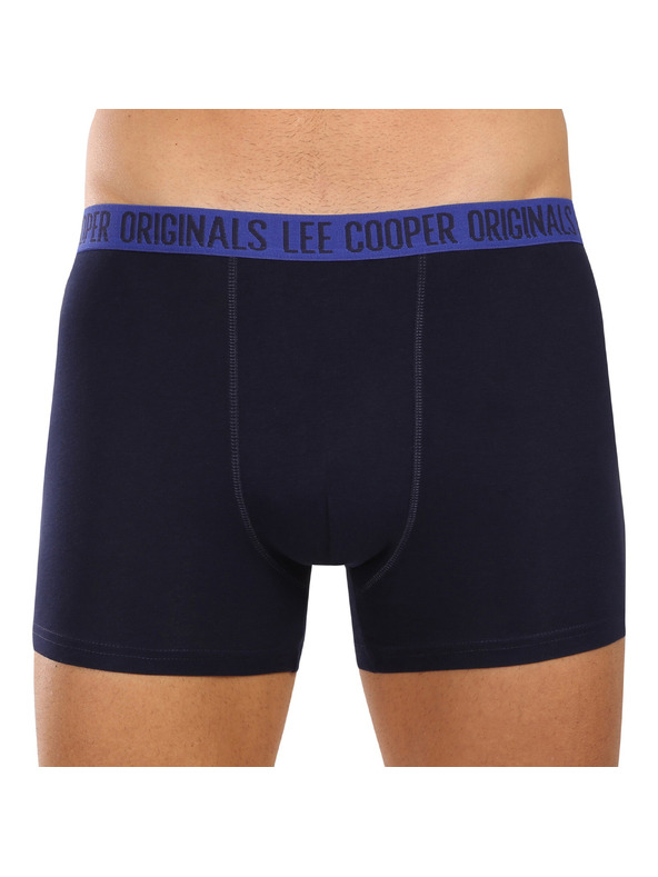Lee Cooper Sada siedmich - pánske boxerky Lee Cooper tmavo modré