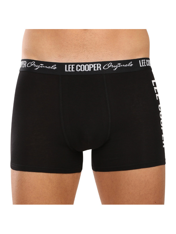 Lee Cooper Sada siedmich - pánske boxerky Lee Cooper čierne