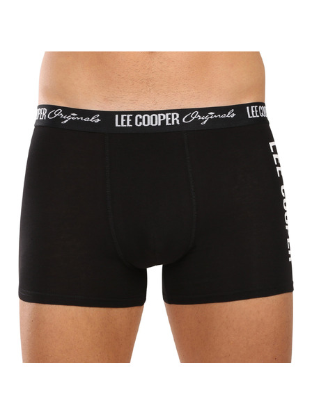 Lee Cooper Sada siedmich - pánske boxerky Lee Cooper čierne