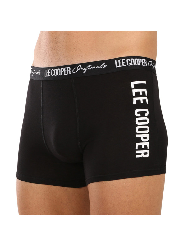 Lee Cooper Sada siedmich - pánske boxerky Lee Cooper čierne