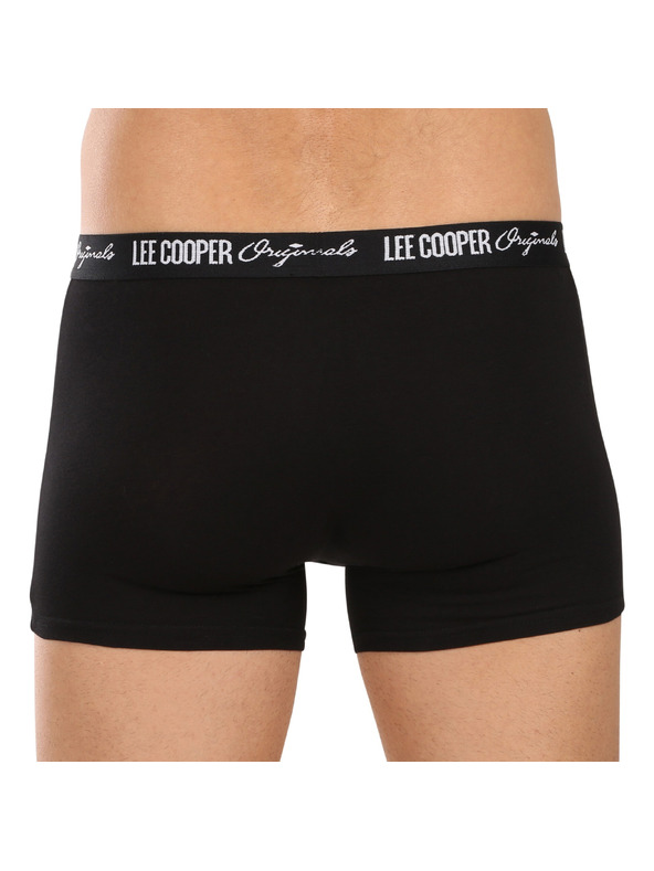 Lee Cooper Sada siedmich - pánske boxerky Lee Cooper čierne