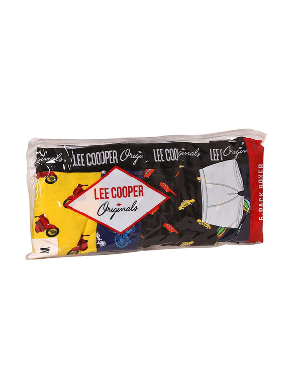 Lee Cooper Sada piatich - pánske boxerky Lee Cooper viacfarebné