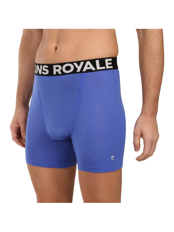 Mons Royale Pánske boxerky Mons Royale merino modré