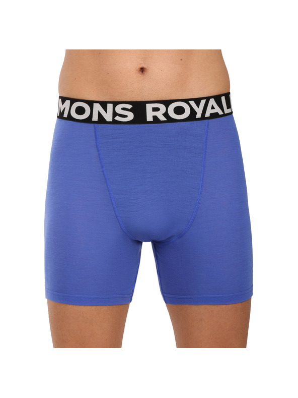 Mons Royale Pánske boxerky Mons Royale merino modré