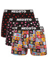 Nedeto Sada troch - pánske boxerky Nedeto Valentín viacfarebné