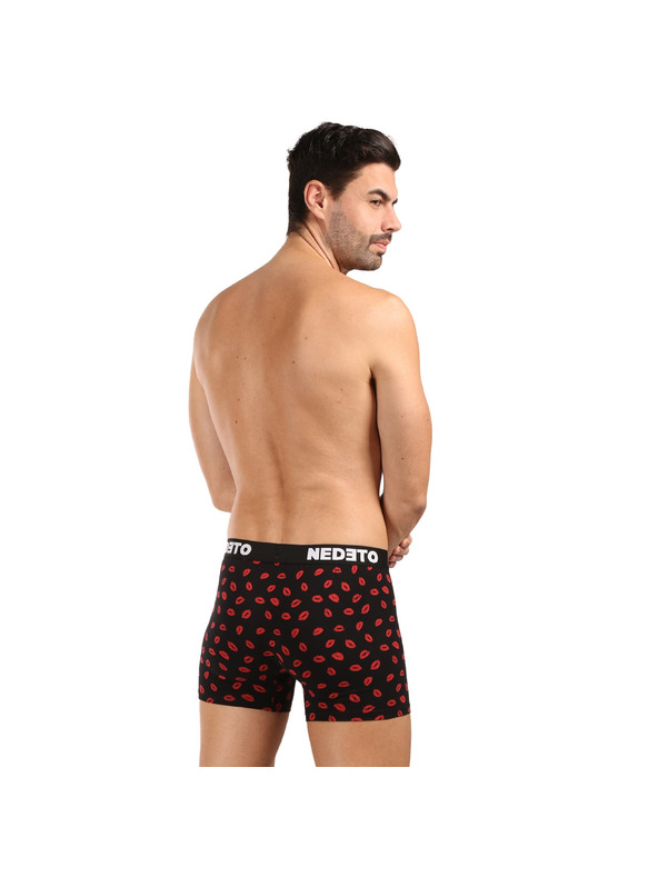 Nedeto Sada troch - pánske boxerky Nedeto Valentín viacfarebné