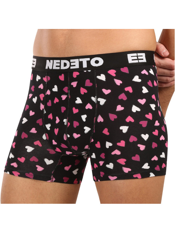 Nedeto Sada troch - pánske boxerky Nedeto Valentín viacfarebné