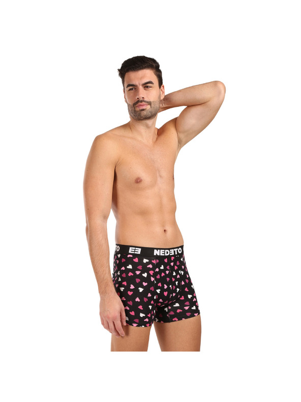 Nedeto Sada troch - pánske boxerky Nedeto Valentín viacfarebné