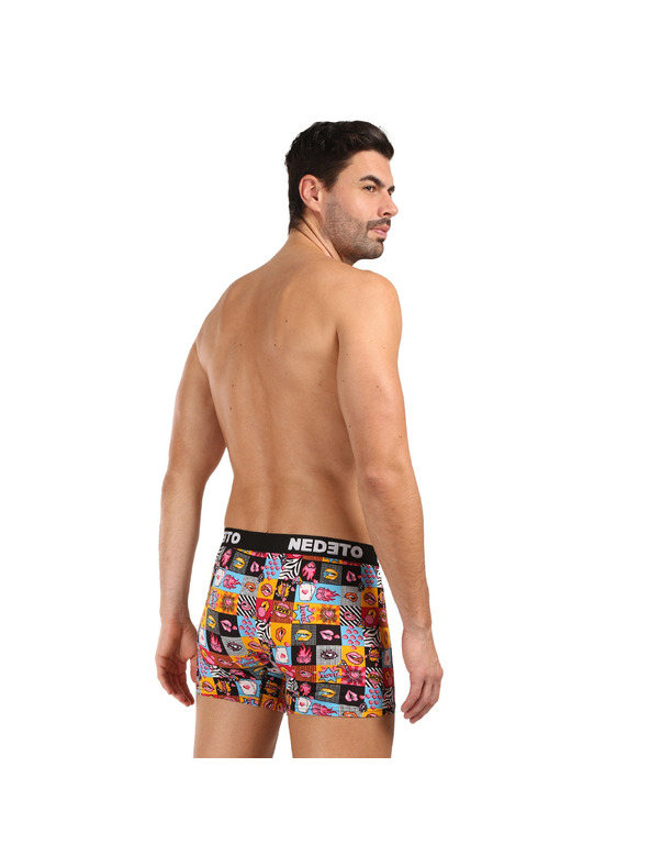 Nedeto Sada troch - pánske boxerky Nedeto Valentín viacfarebné