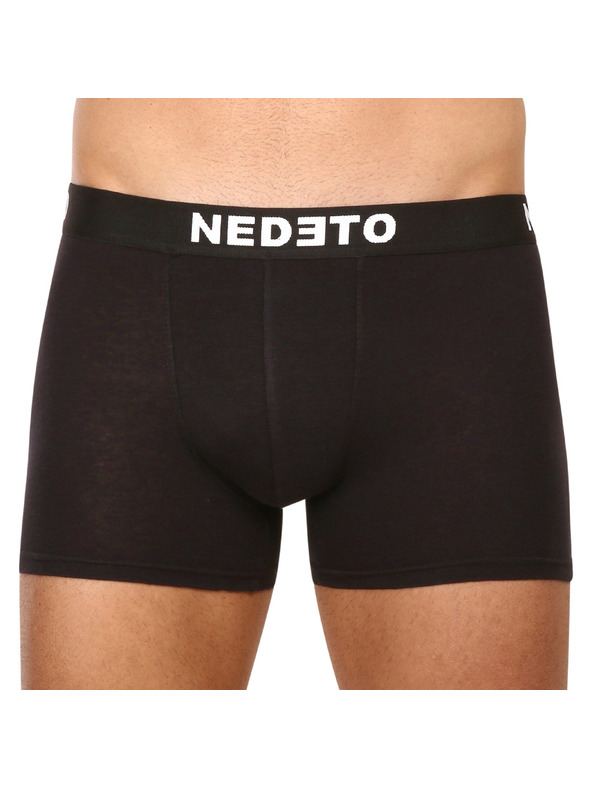 Nedeto Sada siedmich - (5+2 zadarmo) pánske boxerky Nedeto čierne