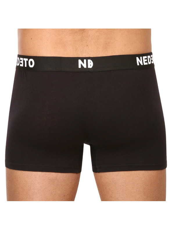 Nedeto Sada siedmich - (5+2 zadarmo) pánske boxerky Nedeto čierne