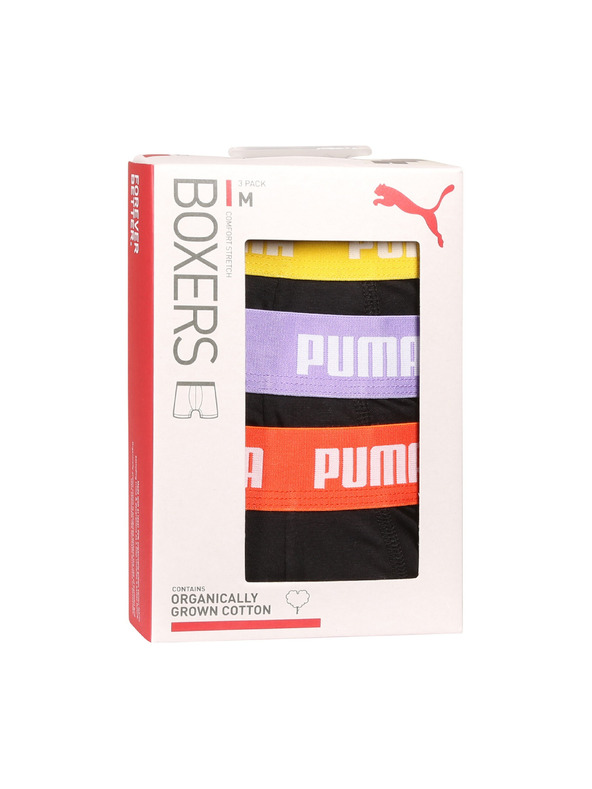 Puma Sada troch - pánske boxerky Puma čierne