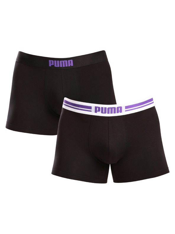 Puma Sada dvoch - pánske boxerky Puma čierne