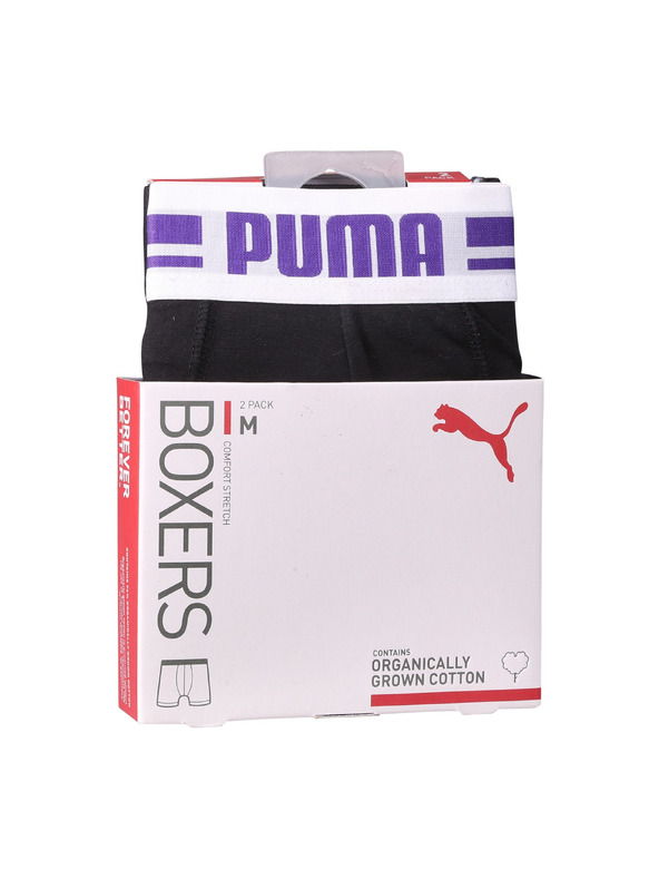 Puma Sada dvoch - pánske boxerky Puma čierne