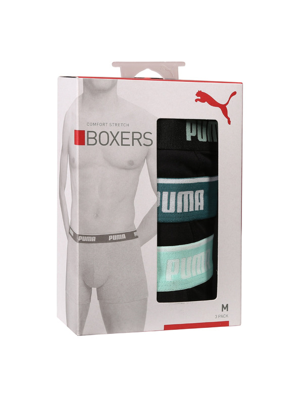 Puma Sada troch - pánske boxerky Puma čierne