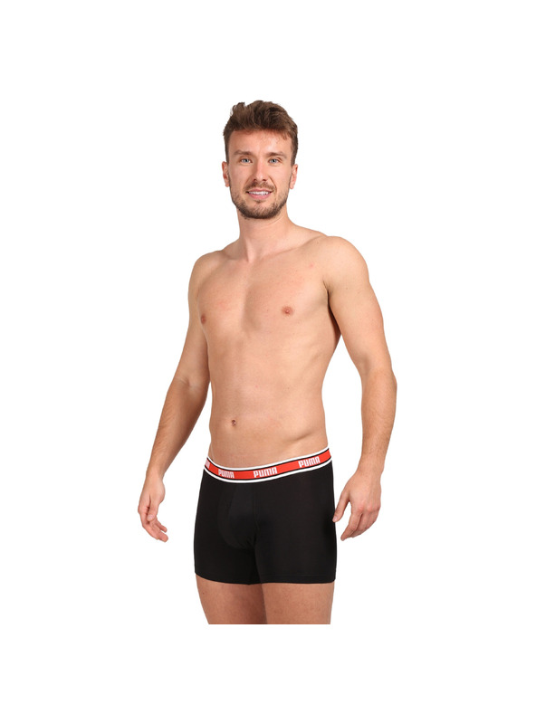 Puma Sada dvoch - pánske boxerky Puma čierne