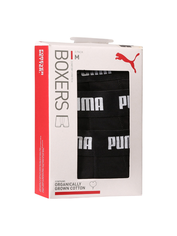 Puma Sada troch - pánske boxerky Puma čierne