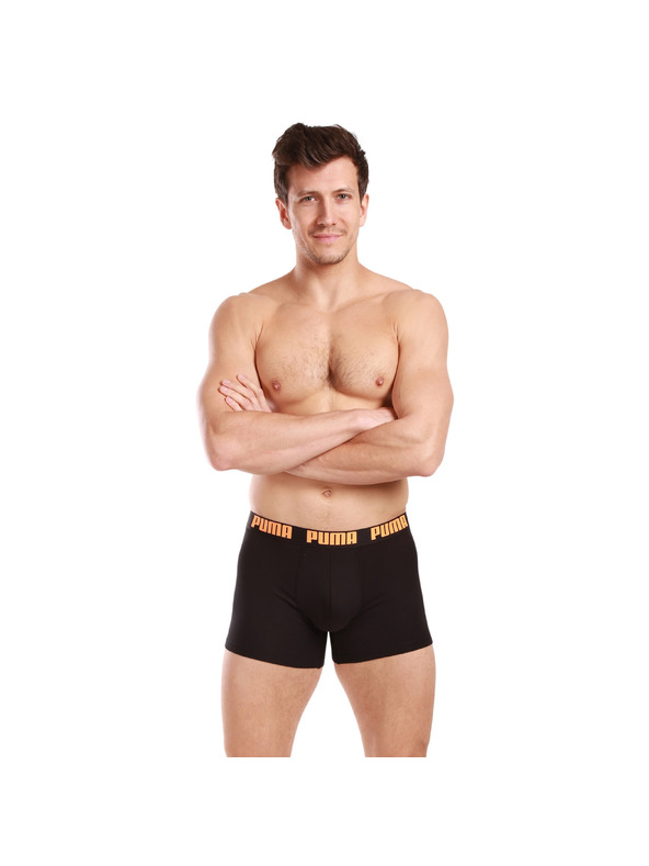 Puma Sada dvoch - pánske boxerky Puma čierne