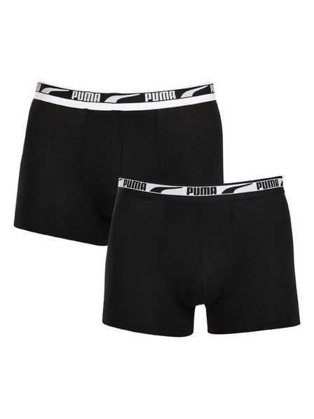 Puma Sada dvoch - pánske boxerky Puma čierne