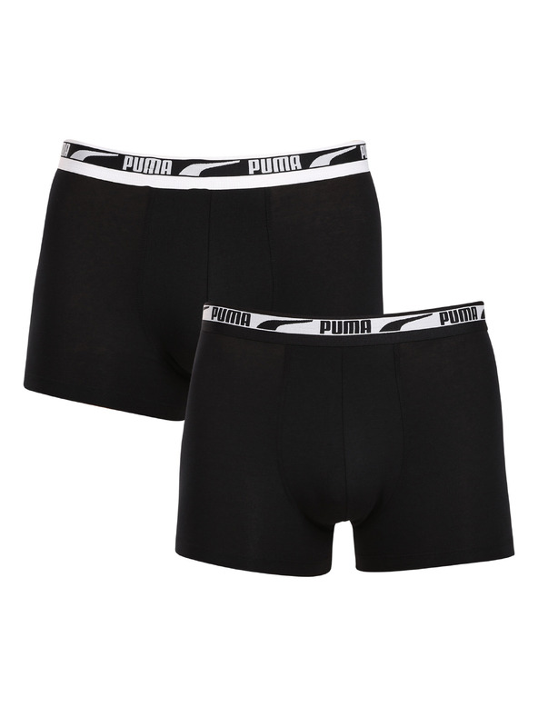 Puma Sada dvoch - pánske boxerky Puma čierne