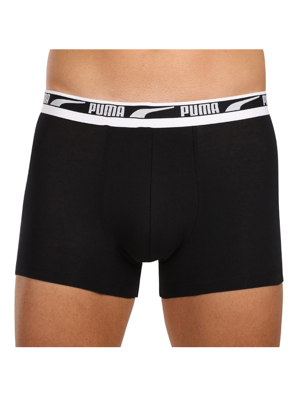 Puma Sada dvoch - pánske boxerky Puma čierne