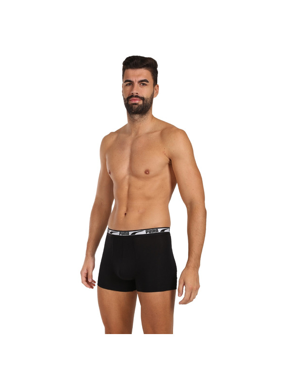 Puma Sada dvoch - pánske boxerky Puma čierne
