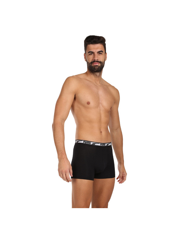 Puma Sada dvoch - pánske boxerky Puma čierne