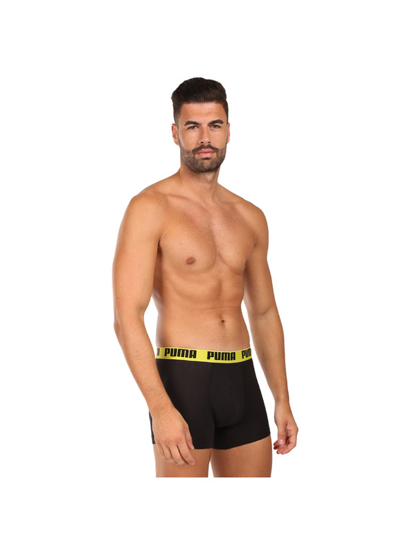 Puma Sada dvoch - pánske boxerky Puma čierne