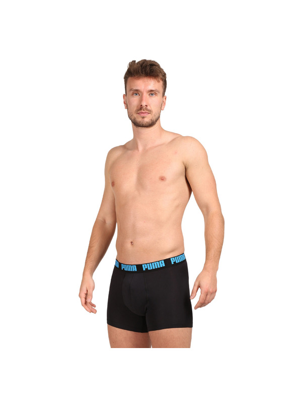 Puma Sada dvoch - pánske boxerky Puma čierne