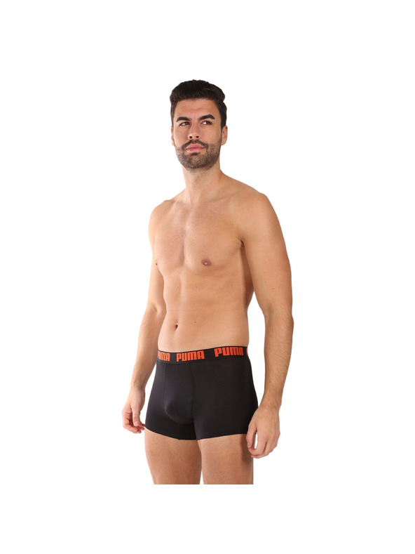 Puma Sada dvoch - pánske boxerky Puma čierne