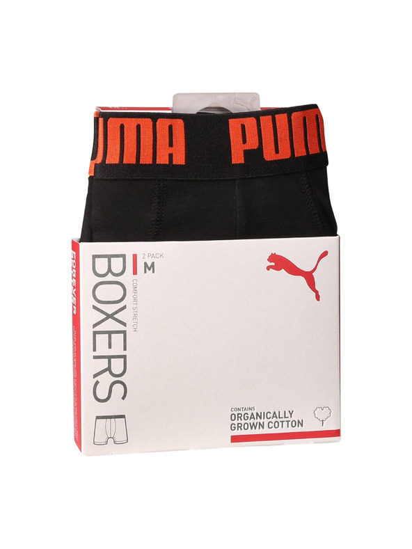 Puma Sada dvoch - pánske boxerky Puma čierne