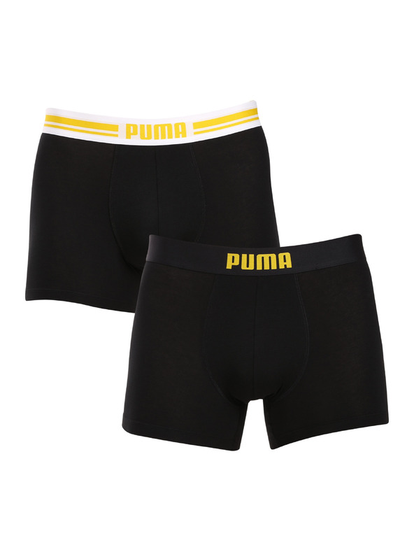 Puma Sada dvoch - pánske boxerky Puma čierne