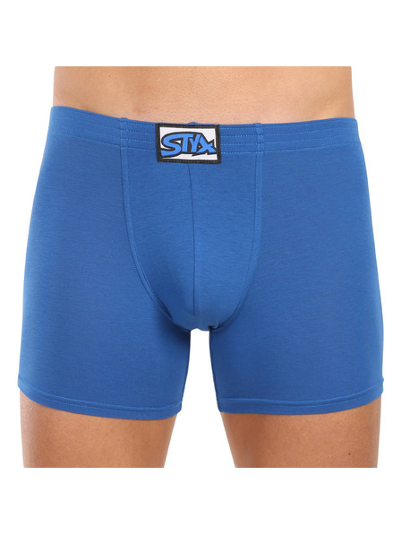 Styx Sada troch - pánske boxerky Styx long klasická guma modré
