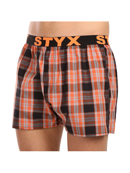 Styx Pánske športové gumové šortky Styx viacfarebné