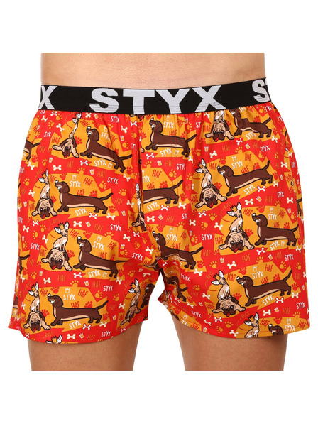 Styx Sada troch - pánske trenky Styx art športová guma viacfarebné