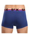 Styx Pánske boxerky Styx športová guma tmavo modré trikolóra