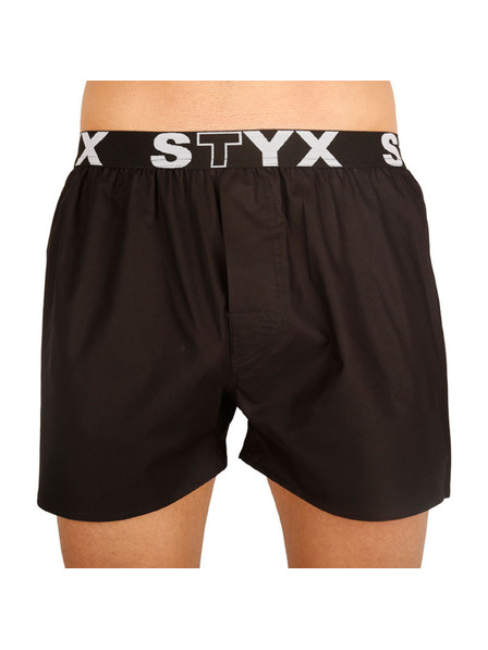 Styx Sada piatich - pánske trenky Styx športová guma čierne
